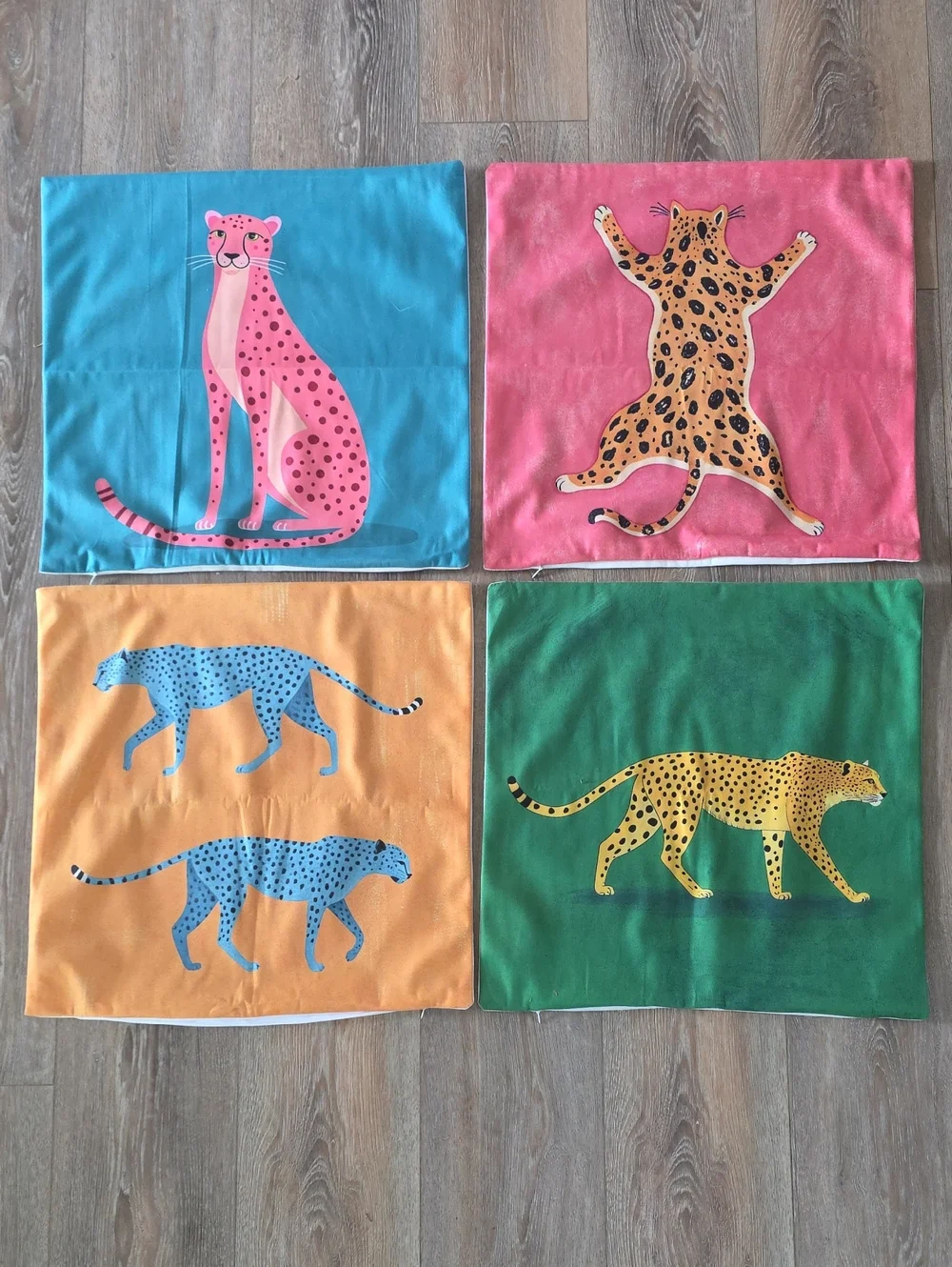 Colorful Animal Print Pillow Covers 18